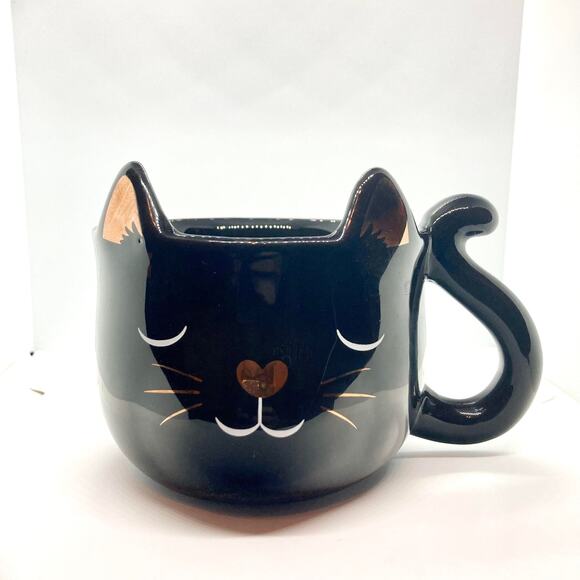 Ceramic Black Cat Mug (BC01) - Picture 2 of 7